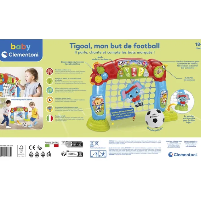 Clementoni Centres D'Activités|Tigoal, mon but de football