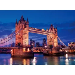 Clementoni Football|Vintage|Tower Bridge At Night - 1000 pièces
