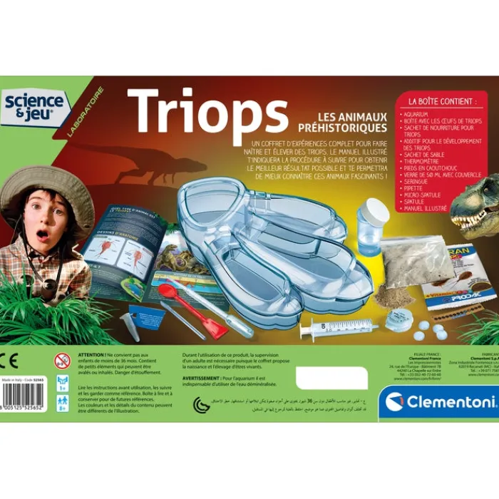 Clementoni Botanique Et Nature|Triops, les animaux préhistoriques