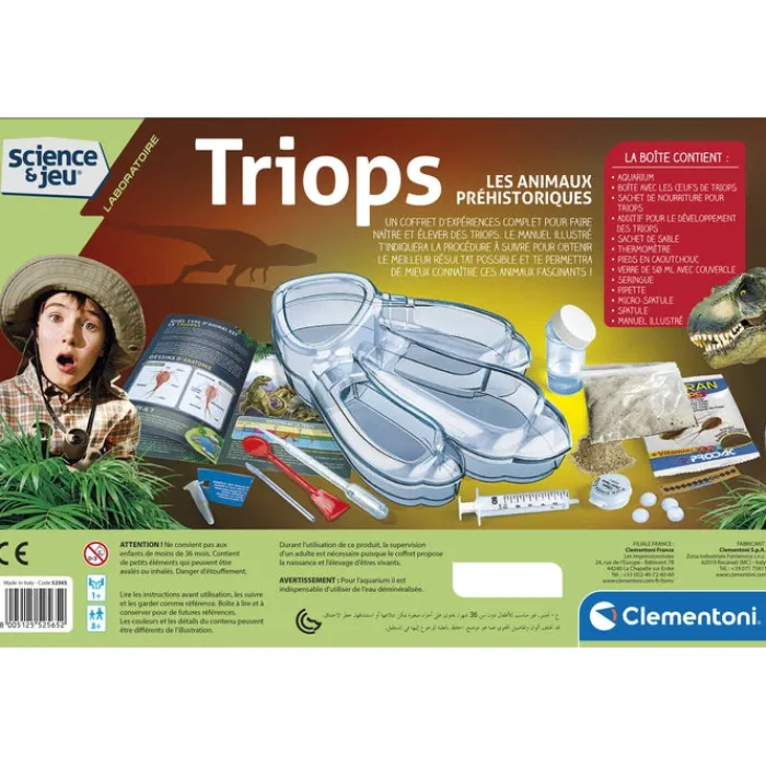 Clementoni Botanique Et Nature|Triops, les animaux préhistoriques