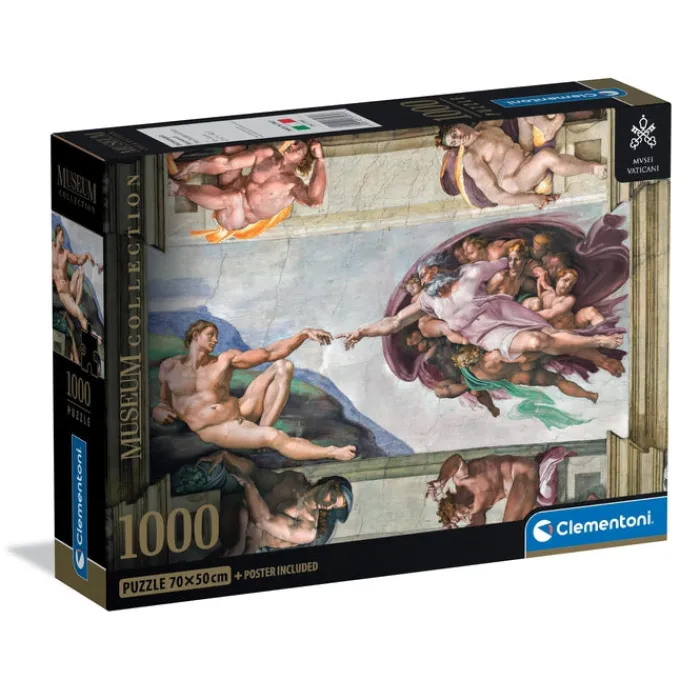 Clementoni Football|Vintage|Vaticani - The Creation Of Ma - 1000 pièces