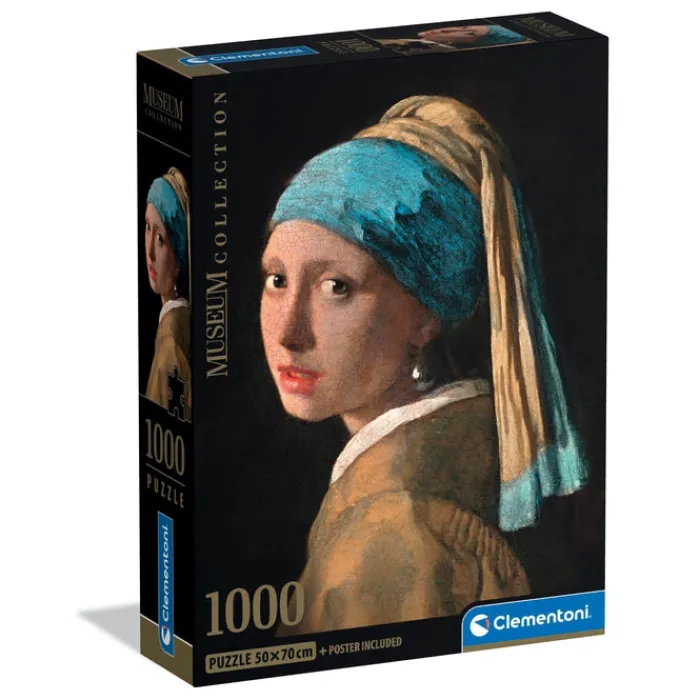 Clementoni Football|Vintage|Vermeer, Girl With Pearl Earring - 1000 pièces