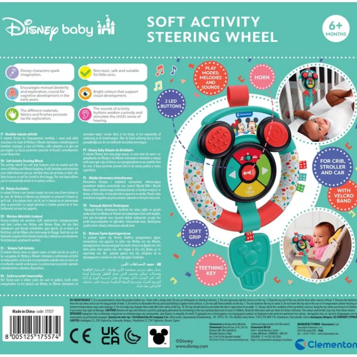 Clementoni Jouets Musicaux|Volant d'activités - Disney