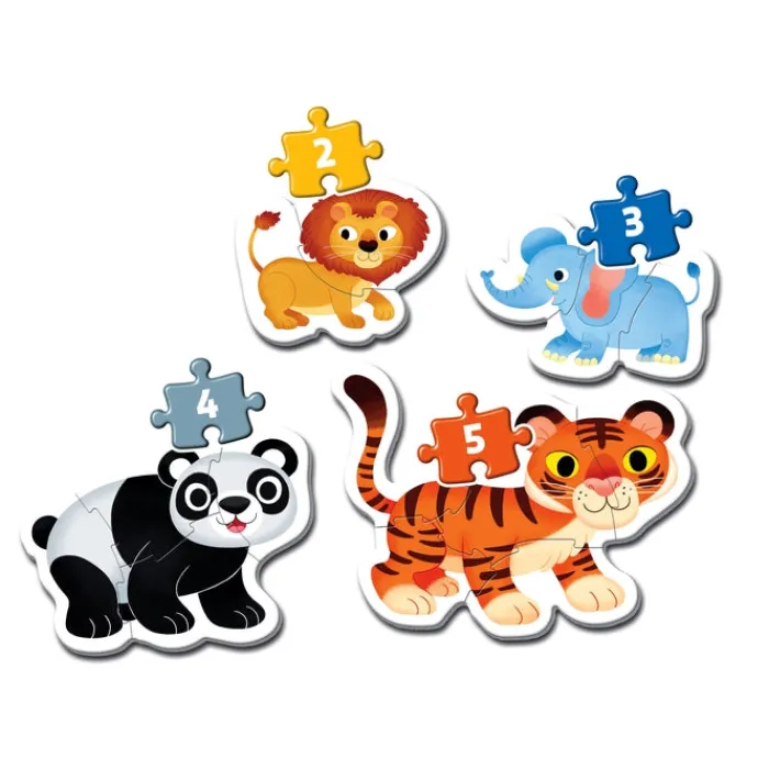 Clementoni Cartes|Illustrations|Wild animals