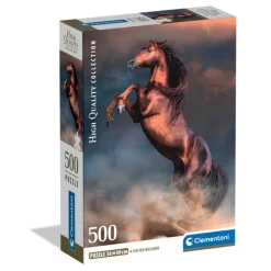 Clementoni Football|Vintage|Wild Red Stallion - 500 pièces