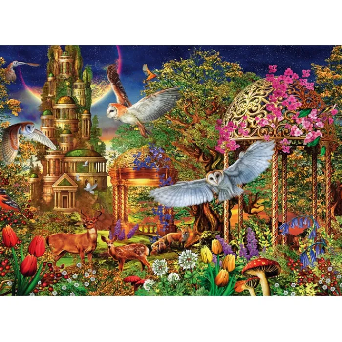 Clementoni Football|Vintage|Woodland Fantasy Garden - 1500 pièces